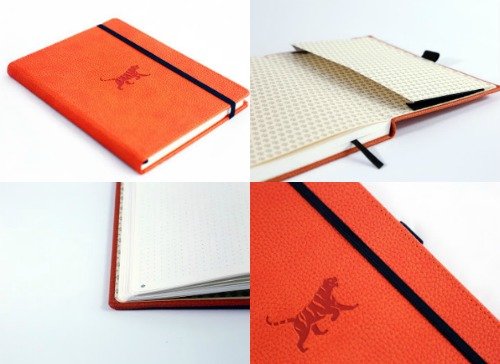 Back to School Shopping Special wildlife orange bullet journal