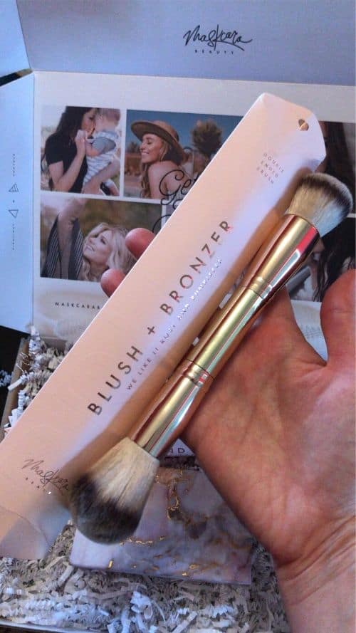 Maskcara blush and bronzer brush