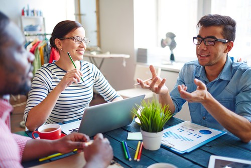 shutterstock_261468164 (2) picture of 3 adults in discussion with a flexible home based business.