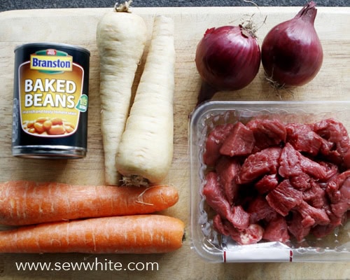 Sew White Spicy Bean Beef Stew 2