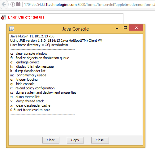 Install Java 1.7 0_21