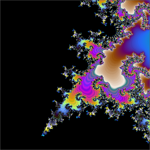 geometría fractal mandelbrot