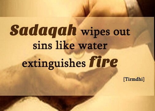 how to deal with difficult situations by sadaqah