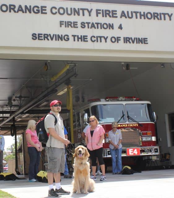 Puppies In Training At The Fire Station Puppies In Training At The Fire Station