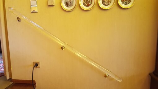 Treppen 2 Plexiglas Handlauf