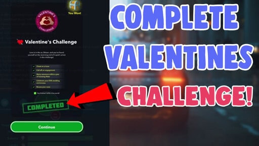how to complete valentines challenge in bitlife
