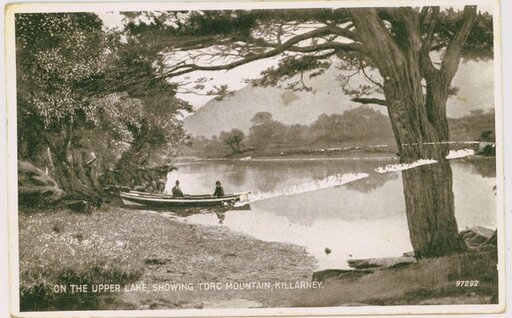 Late 19th Century Postcard Of The Lakes Of Killarney