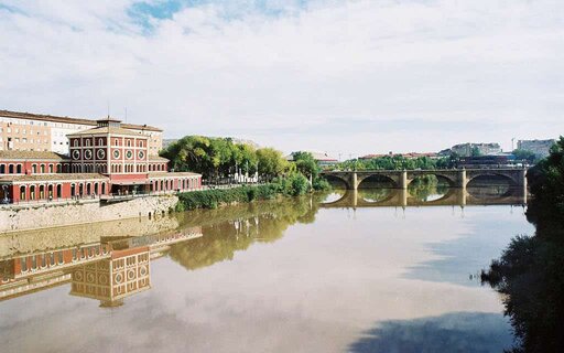 Río Ebro en Logroño