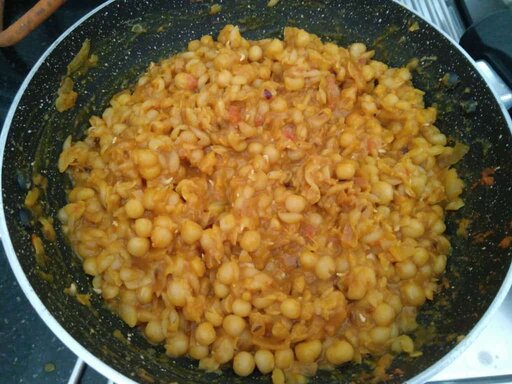 Ragda Mixture is getting ready