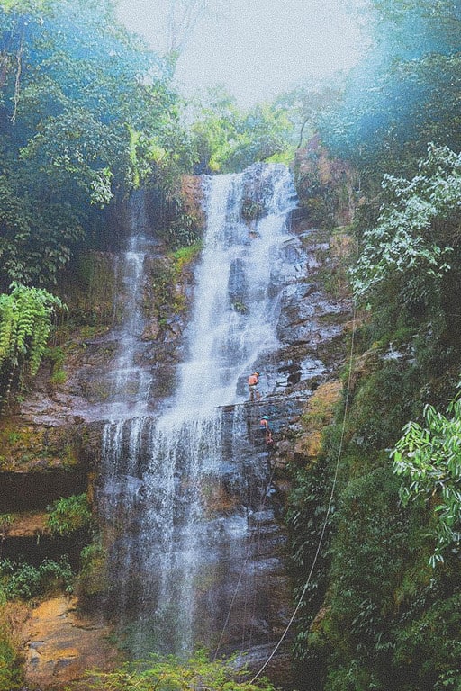 Rapelling, San Gil, Colombia