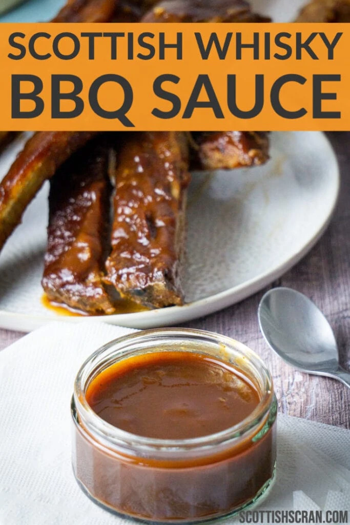 Scottish Whisky BBQ Sauce Pinterest Pin