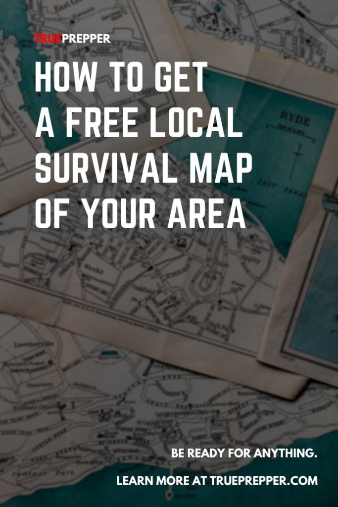 How to get a Free Local Survival Map of Your Area