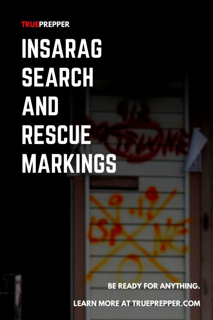 INSARAG Search and Rescue Markings