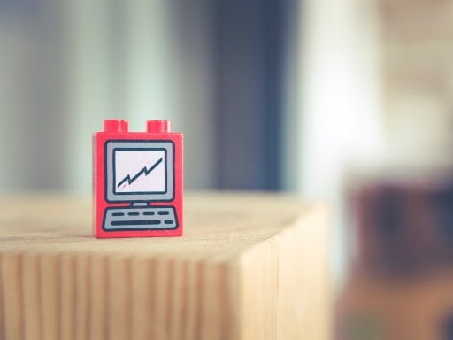 Experience data layer visualized by a Lego building block