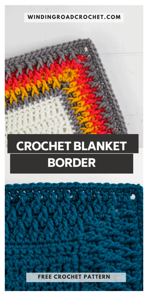 Learn to crochet this beautiful alpine stitch crochet blanket border with the free crochet pattern and video tutorial. This is an intermediate stitch.