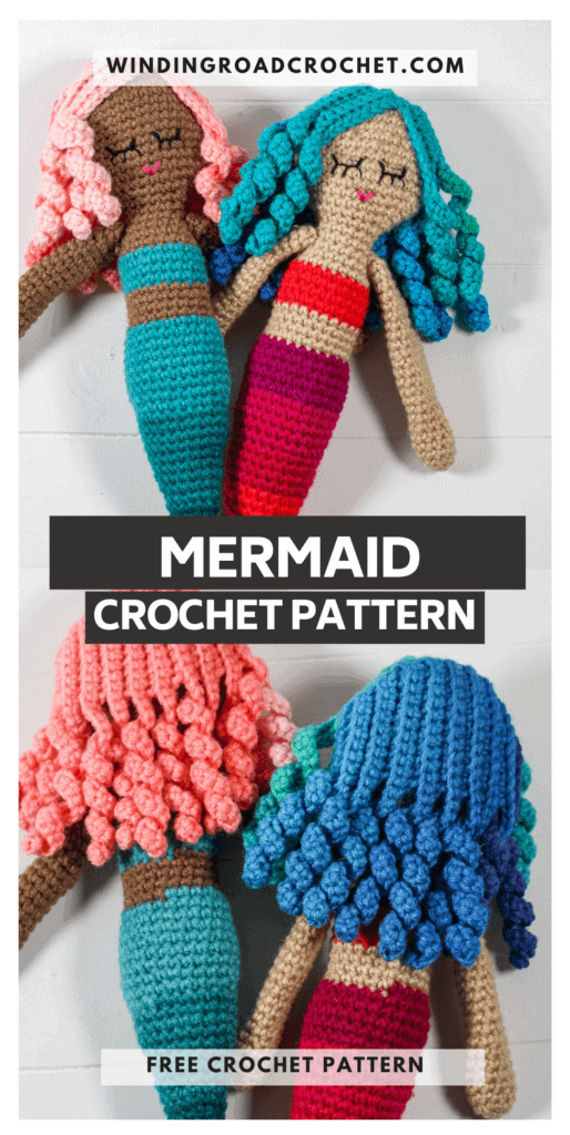 Crochet Mermaid Doll Pattern Winding Road Crochet