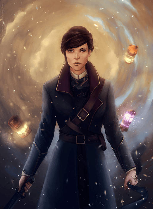Dishonored 2 art emily by ViaEstelar
