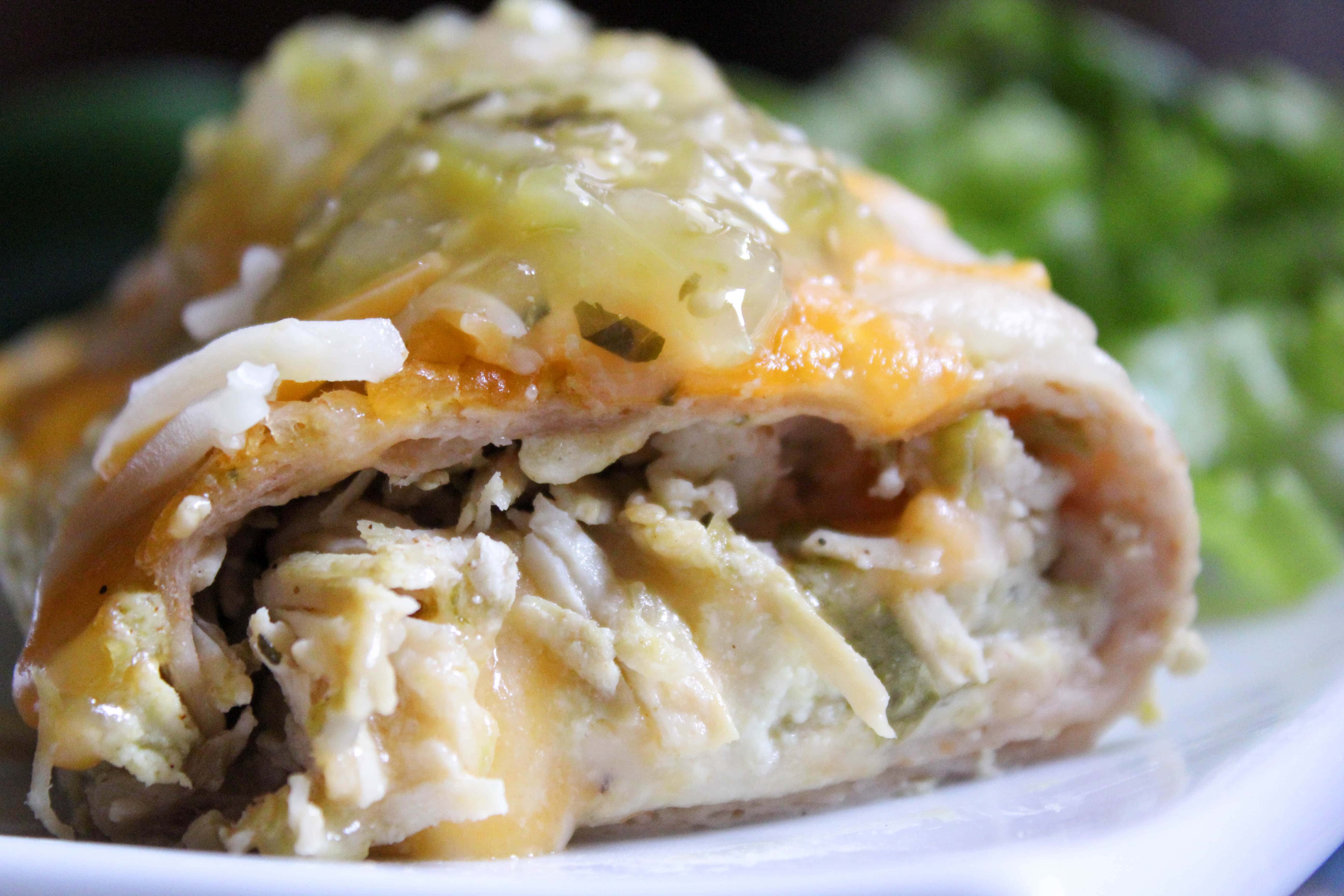 Green Chile Chicken Enchiladas Low Carb Thm S My Montana Kitchen