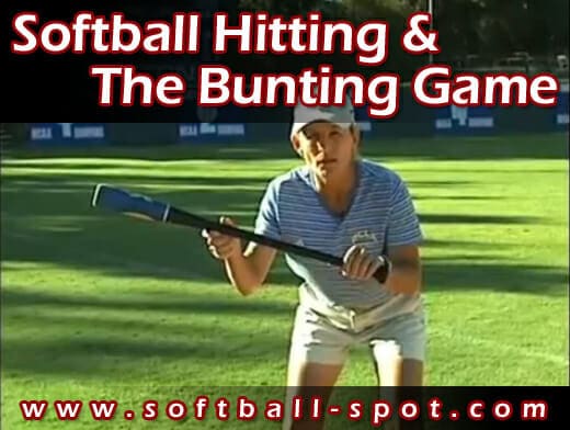 softball hitting bunting