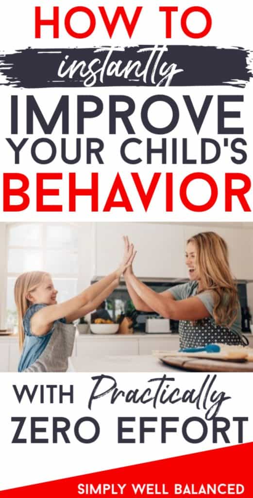 How to instantly improve your child's behavior. Mother daughter hi five.