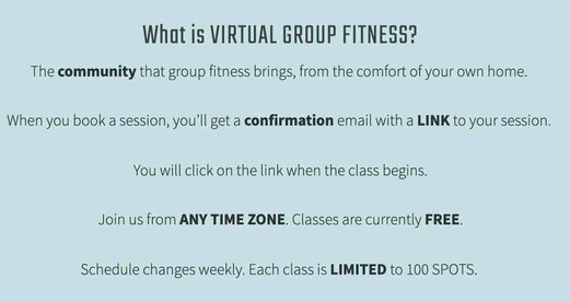 virtual fitness classes from fitragamuffin