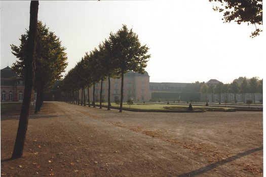 die Kugelallee i Schwetzinger Schlosspark lädt zum Flanieren ein Schloss Schwetzingen