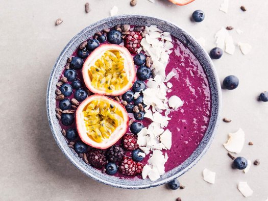 DIY acai bowl without acai