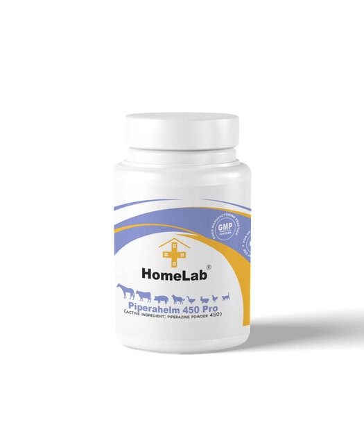 Piperahelm 450 Pro 100g Piperazine Citrate Homelab Veterinary