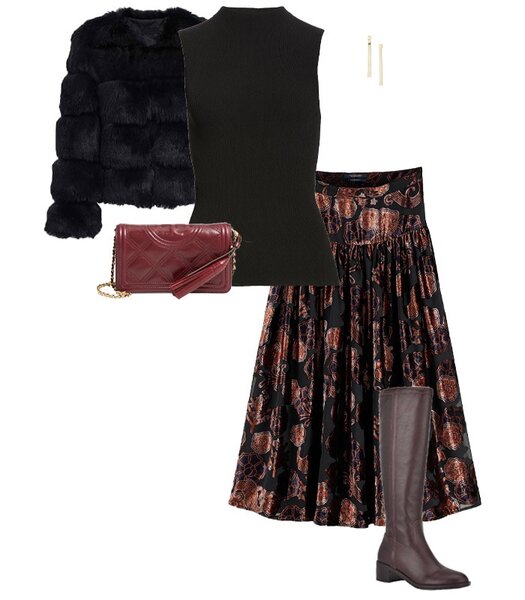 Bohemian glamour for New Year's Eve | 40plusstyle.com
