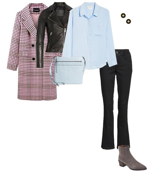 Wearing two coats outfit | 40plusstyle.com