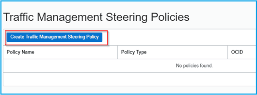 create traffic management steering policies