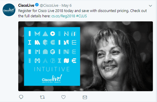 How events trend on Twitter - CiscoLive