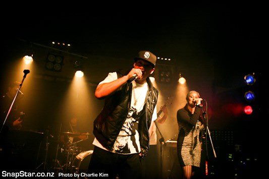 event production and pa speakers for album releases - young sid, wireless microphone and lighting added.
