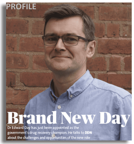 Dr Ed Day Recovery Champion UK. DDN Profile