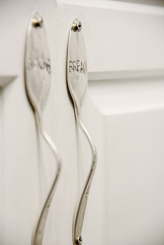 Stamped Spoon Cabinet Handle Thistlewood Farm