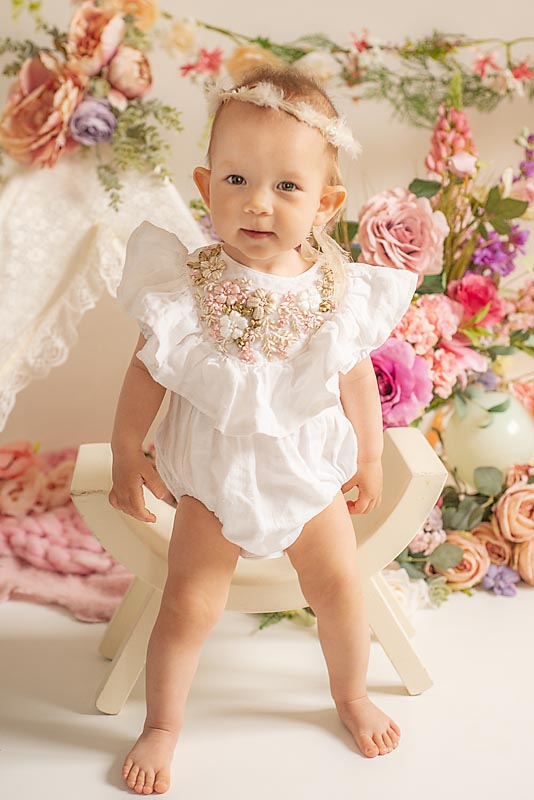 Newton Green Suffolk child photographer stunning cake smash photoshoots