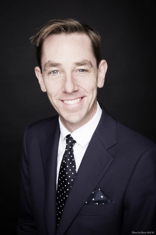 Close up image of Ryan Tubridy an Irish author and TV presenter