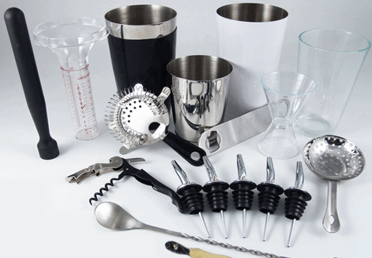 bar tools and bartending supplies