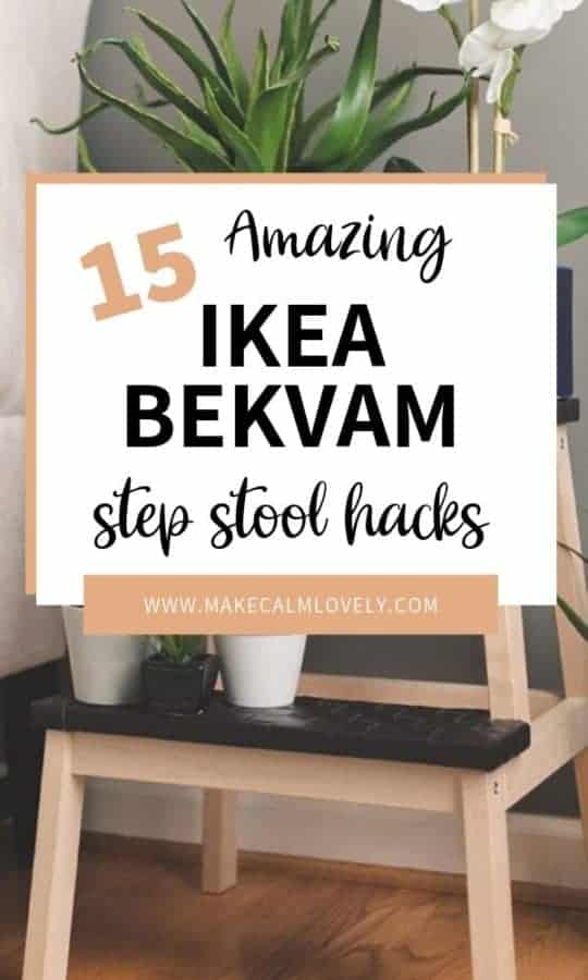 15 Amazing IKEA Bekvam Step Stool Hacks - Make Calm Lovely