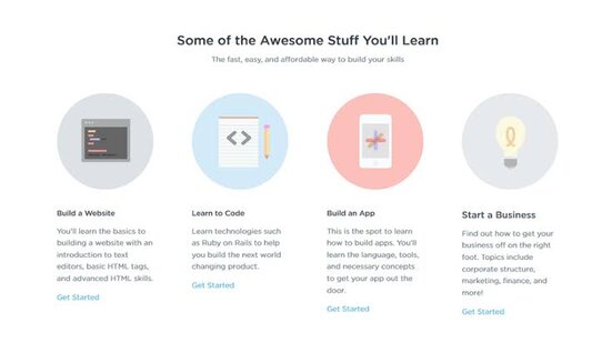 Quality of content at Treehouse. Quality of content at Treehouse.