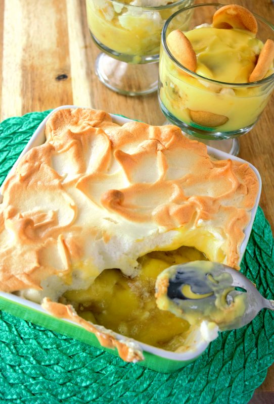Southern Banana Pudding with Meringue | Sweet Tea & Thyme
