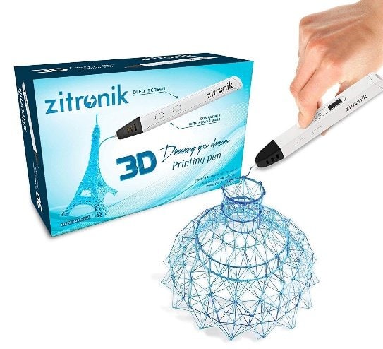 image001 4 Professional Printing 3D Pen with OLED Display By Zitronik