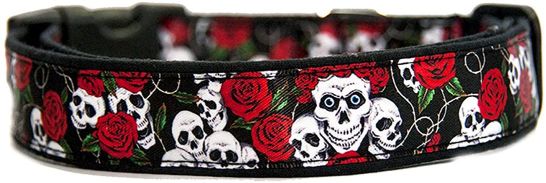 Calaveras-Skulls-Collar-Correa-Handmade-collar-perro-calaveras