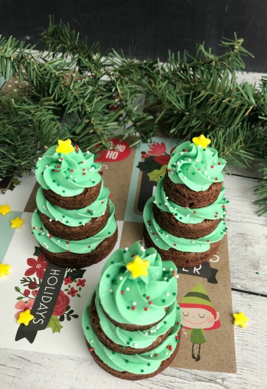 Brownie Christmas Trees