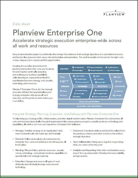 Planview Enterprise One