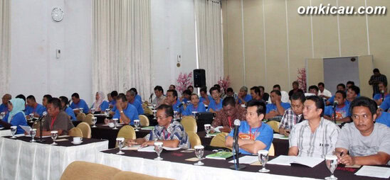 Suasana Munas dan Rakernas X PBI Pusat di Jakarta.