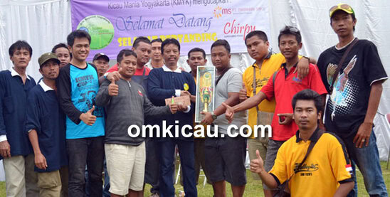 Duta 168 meraih gelar juara umum bird club.