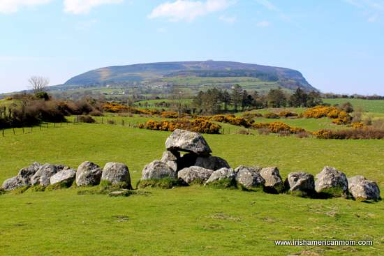 http://www.irishamericanmom.com/2015/04/29/knocknarea-and-queen-maeve-of-connacht/