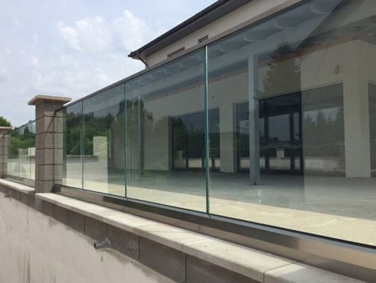 glass railing
