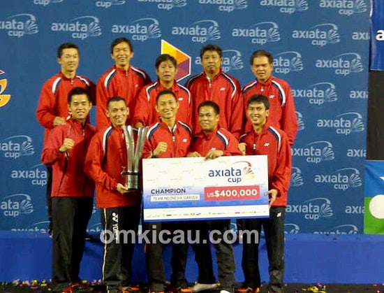 Herry IP sukses mengantar anak asuhannya menjuarai turnamen Axiata Cup